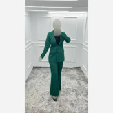 کت شلوار زنانه کرپ مازراتی مدل آتوسا