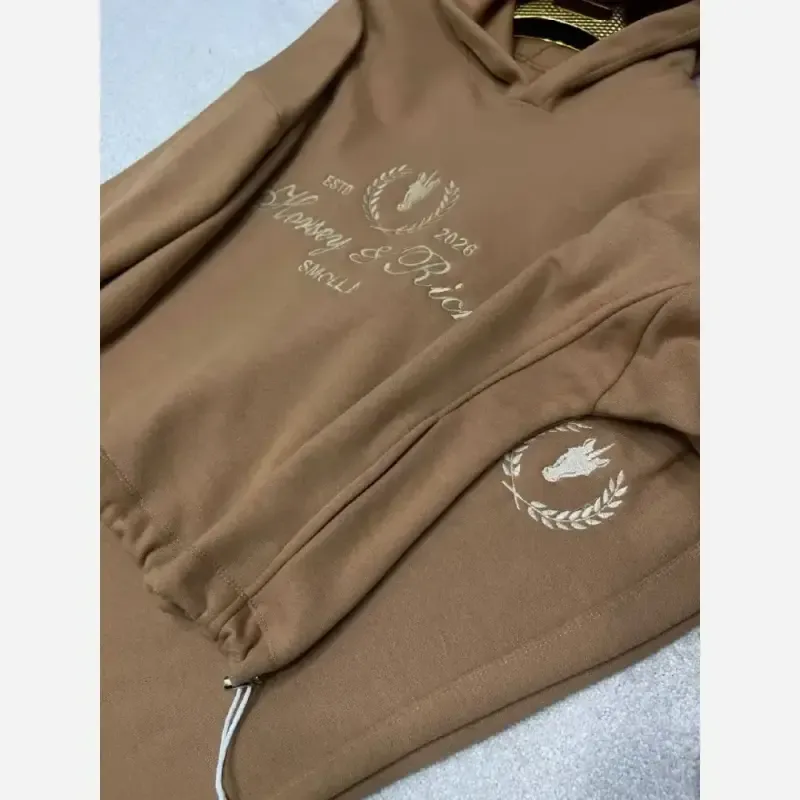ست هودی شلوار دورس توکرکی ضخیم یونیکا فری سایز 38 تا 48