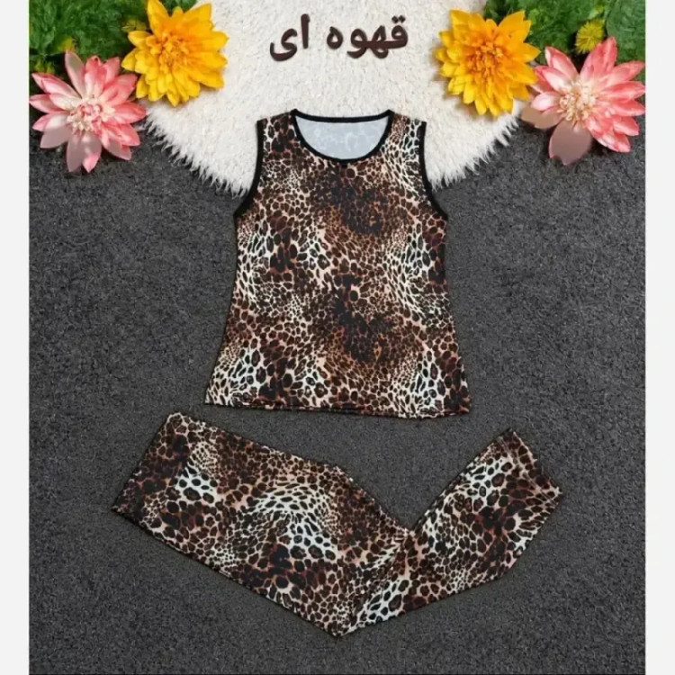 ست ورزشی و خانگی زنانه فلامنت کشی سایز بزرگ فری سایز