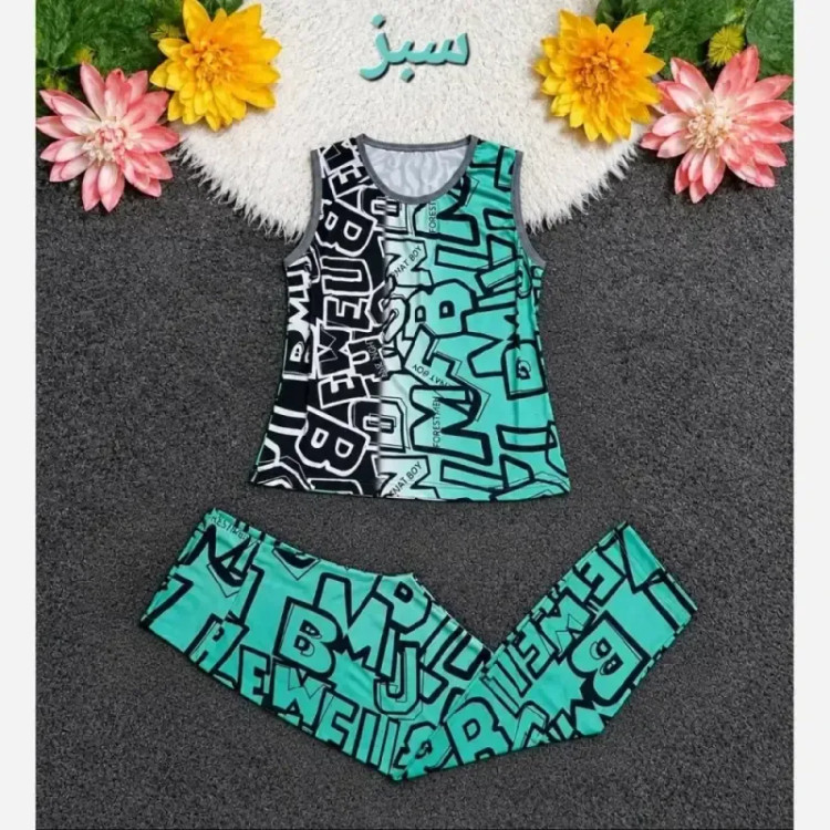 ست ورزشی و خانگی زنانه فلامنت کشی سایز بزرگ فری سایز