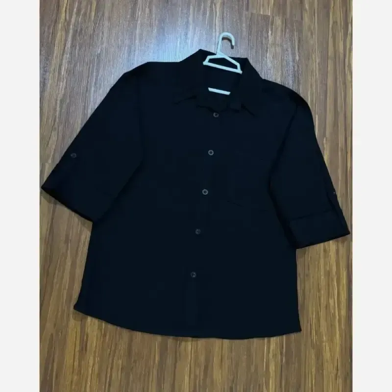 شومیز باکسی آستین پاکتی مشکی جنس آیوا فری سایز 38 تا 48