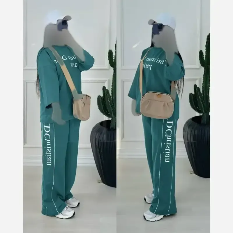بلوز و شلوار زنانه سپنتا جنس پنبه گلکسی سایز فری 38 تا 46