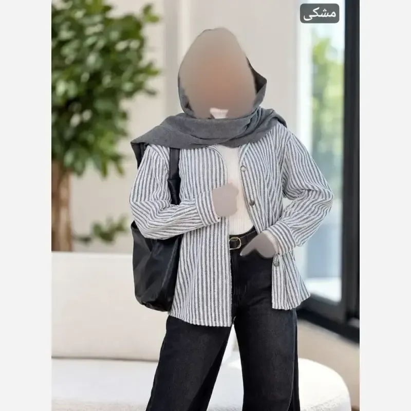 شکت حوله ای نیلو موهر پشمی فری سایز 36 تا 46
