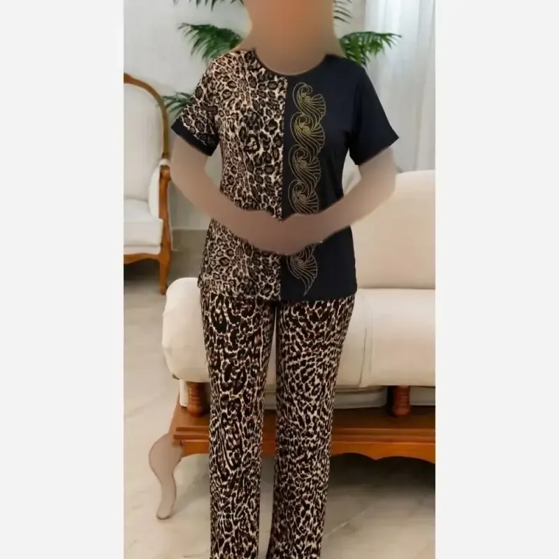ست قواره دار زنانه ویسکوز الیزه کش سایز فری 38 تا 48