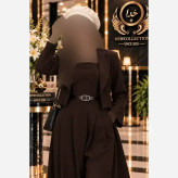 ست اورال و کت زنانه جنس سوپرمازراتی فری سایز 38 تا 46
