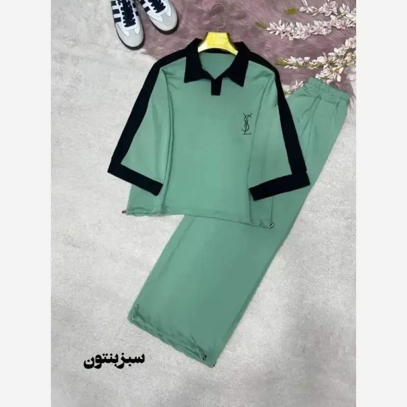 ست اسپرت زنانه پنبه گلکسی مدل ماهان سایز فری 38 تا 48