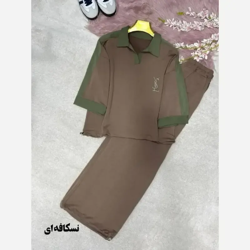 ست اسپرت زنانه پنبه گلکسی مدل ماهان سایز فری 38 تا 48