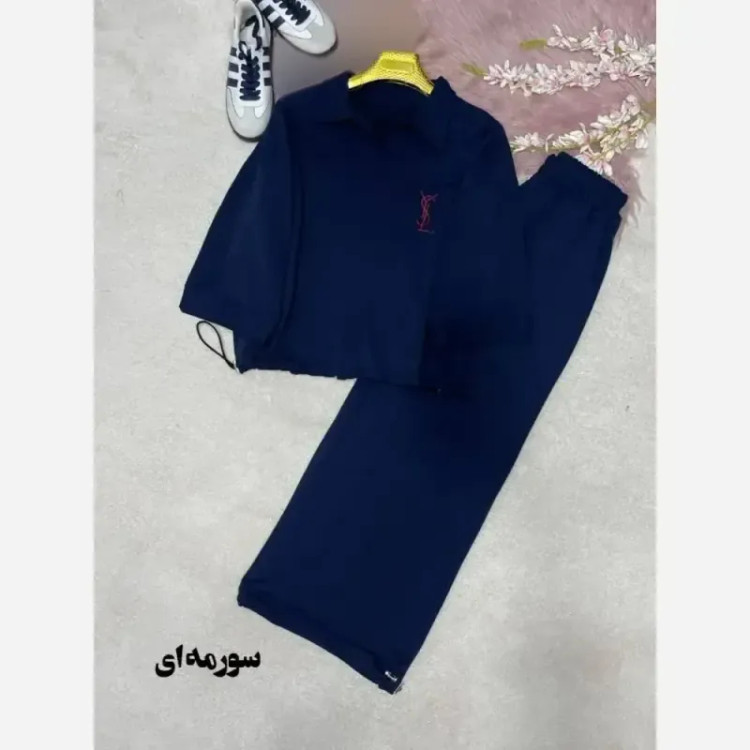 ست اسپرت زنانه پنبه گلکسی مدل ماهان سایز فری 38 تا 48