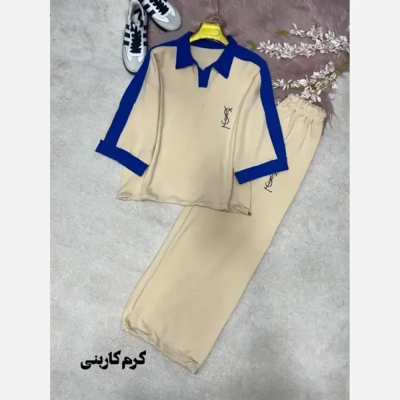 ست اسپرت زنانه پنبه گلکسی مدل ماهان سایز فری 38 تا 48