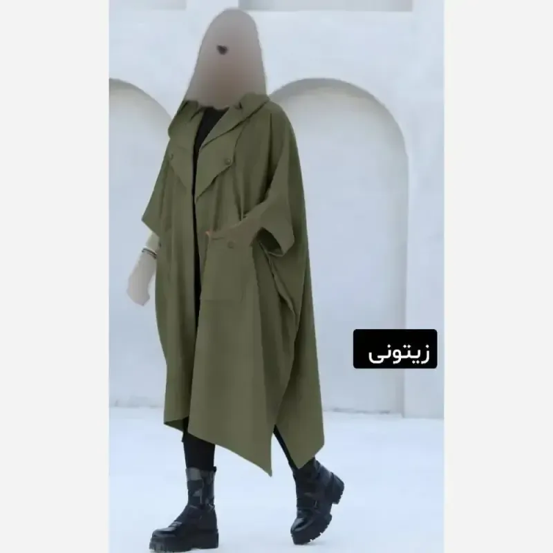 پانچ کلاهدار کبریتی ریز زنانه فری سایز جیب دار