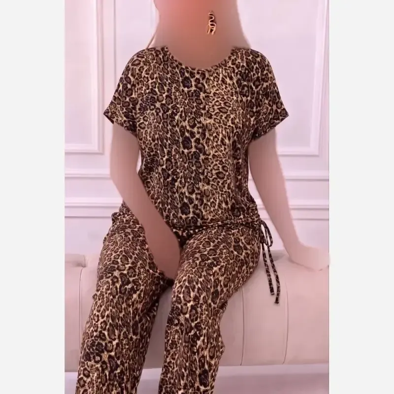ست بلوز و شلوار زنانه بغل گت دار ویسکوز الیزه کش فری سایز