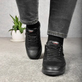 کفش روزمره مردانه چرمی صنعتی طبی مموری فوم پلی اورتان