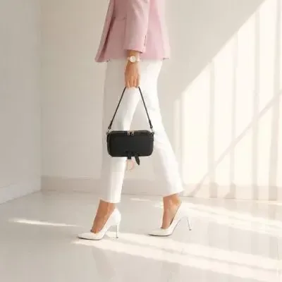 کیف پاسپورتی چرم مصنوعی روزمره و مهمانی با بند بلند