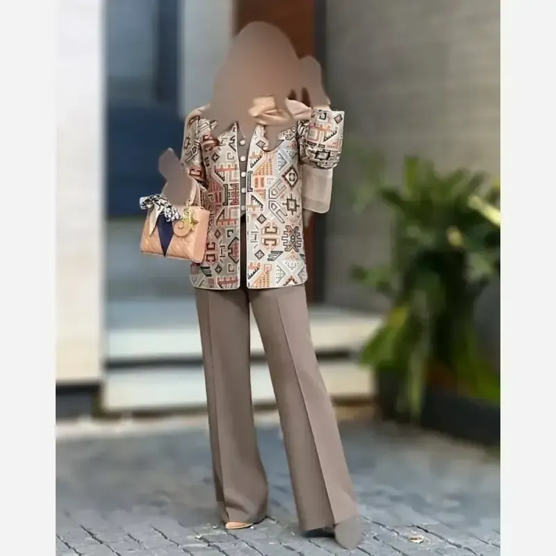 ست سه تکه کت و جلیقه و شلوار زنانه جنس کارولین نارین